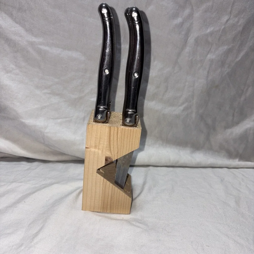 LAGUIOLE Kitchen‎ STEAK KNIFE SET MADE IN FRANCE Rare